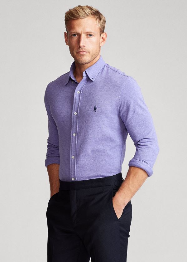 Men's Polo Ralph Lauren Featherweight Mesh Shirts | 089641CHE